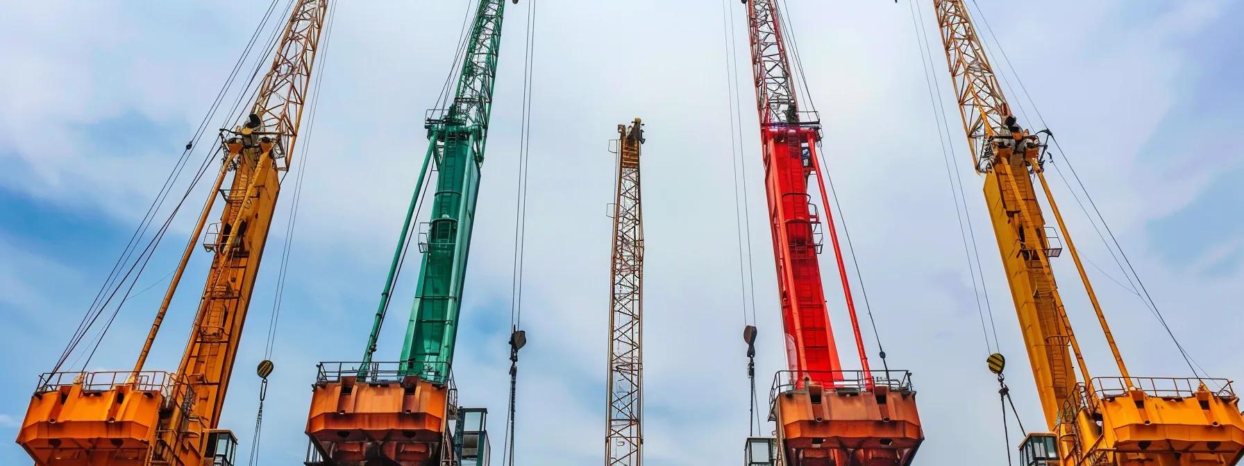 different types of cranes