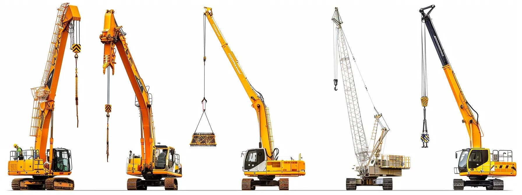 different types of cranes