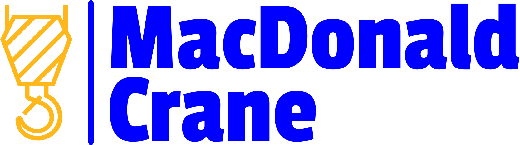 MacDonald Crane logo in vibrant colors on a transparent background, representing reliable crane and rigging services in Boston, MA.